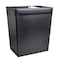Dacasso Classic Black Leather 32 QuartËœWaste Basket AG-1032 - alternate 1